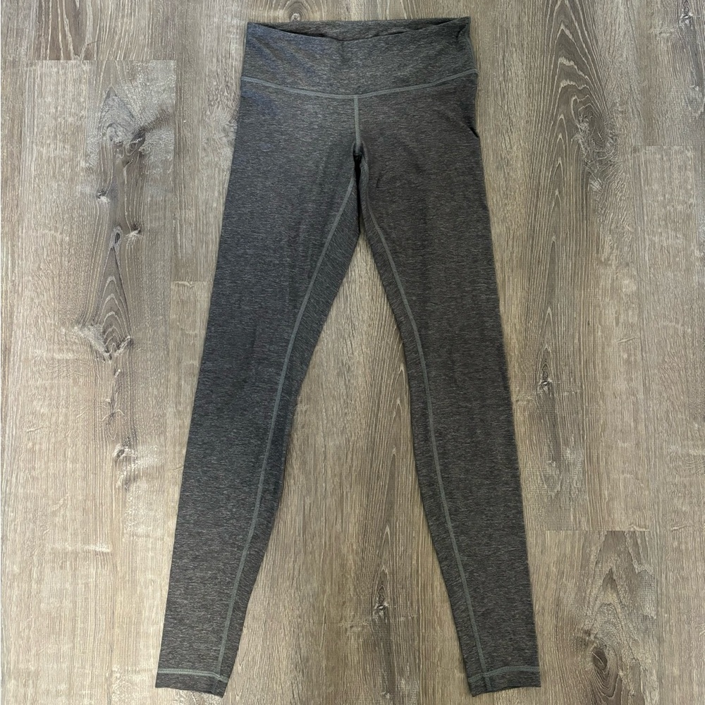 Lululemon Herringbone Gray Leggings Size 6